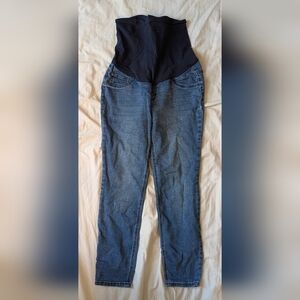 Indigo Blue Women's Blue Maternity Jeggings